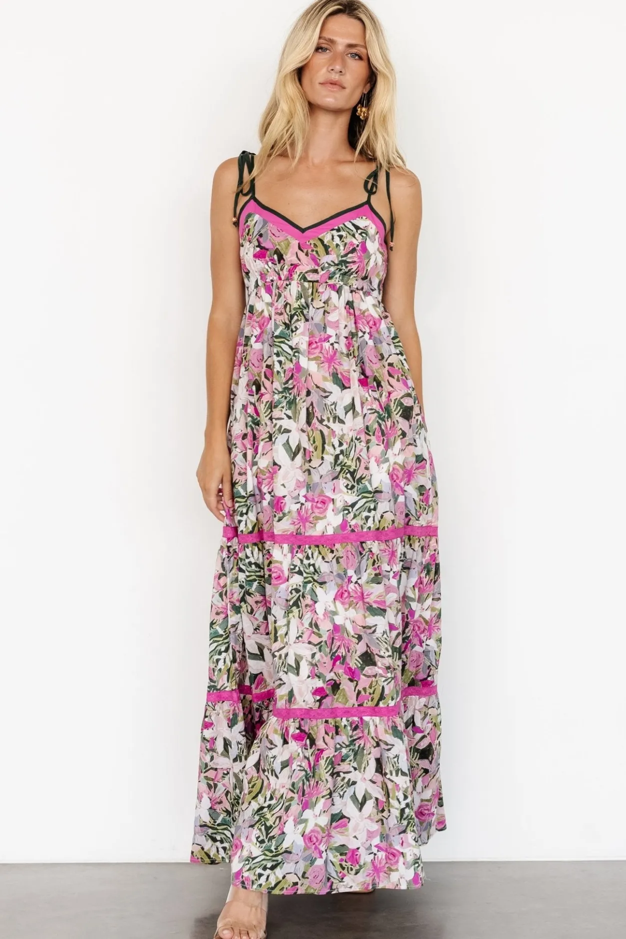 New Baltic Born Pierrette Maxi Dress | Pink Multi PinkMulti