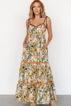 New Baltic Born Pierrette Maxi Dress | Tangerine Multi TangerineMulti