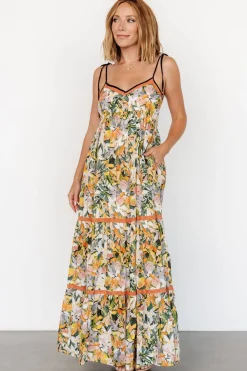 New Baltic Born Pierrette Maxi Dress | Tangerine Multi TangerineMulti