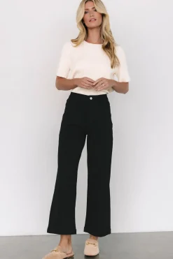 New Baltic Born Polli Patch Pocket Pants | Black