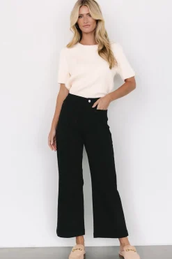New Baltic Born Polli Patch Pocket Pants | Black
