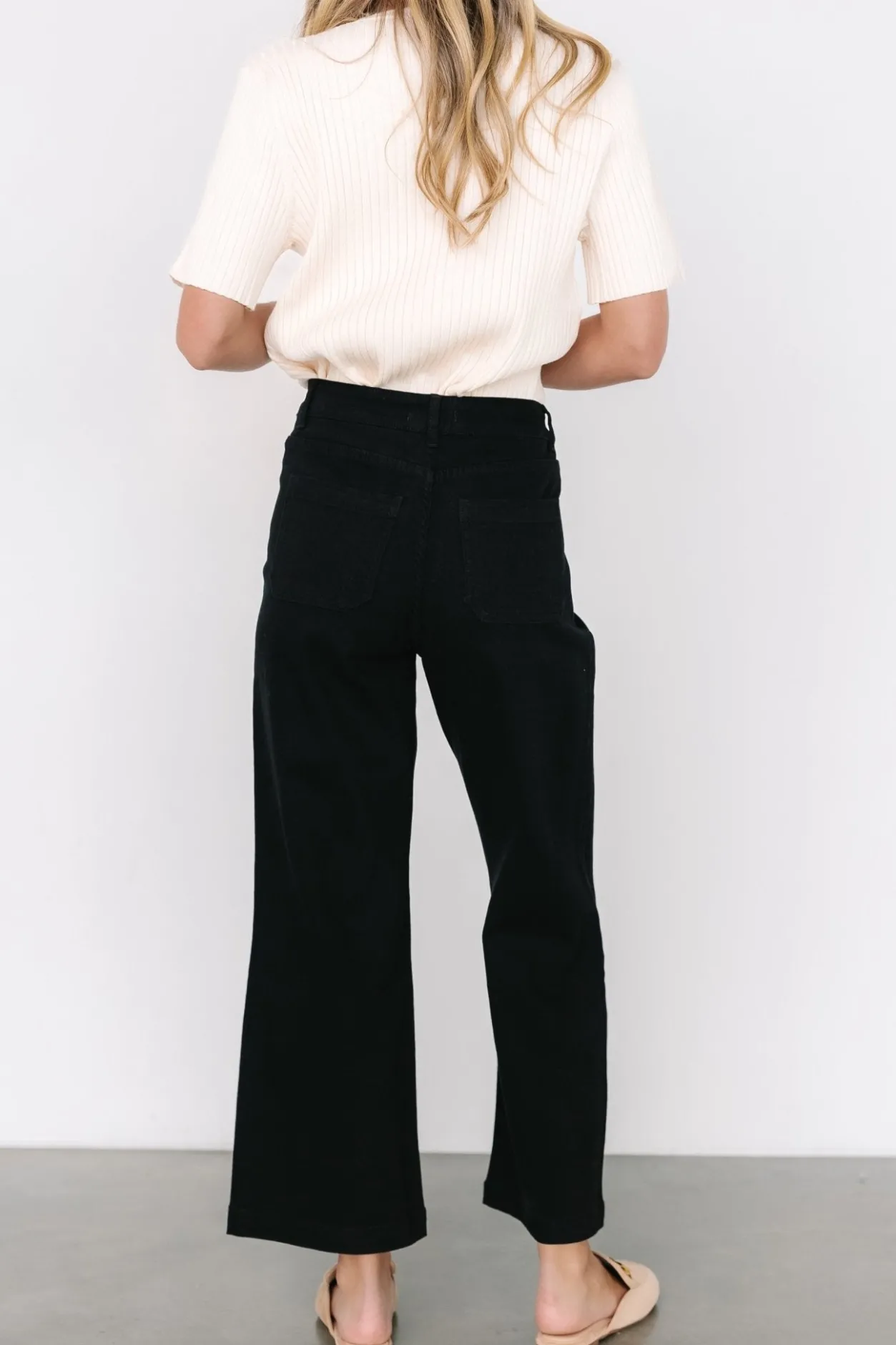 New Baltic Born Polli Patch Pocket Pants | Black