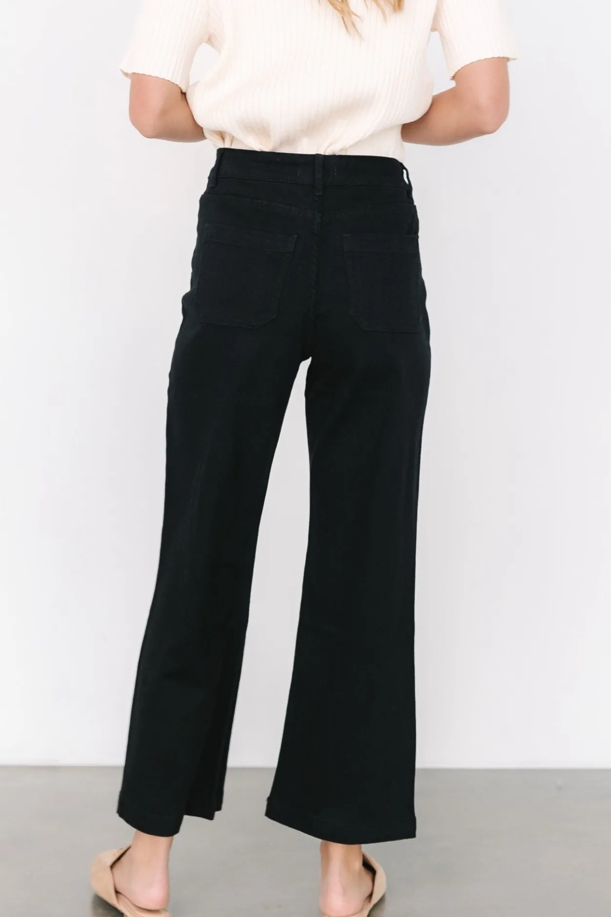 New Baltic Born Polli Patch Pocket Pants | Black