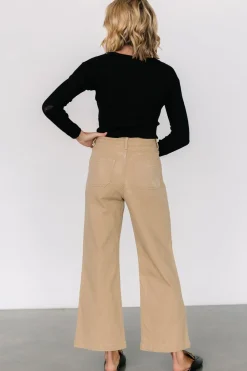 New Baltic Born Polli Patch Pocket Pants | Tan