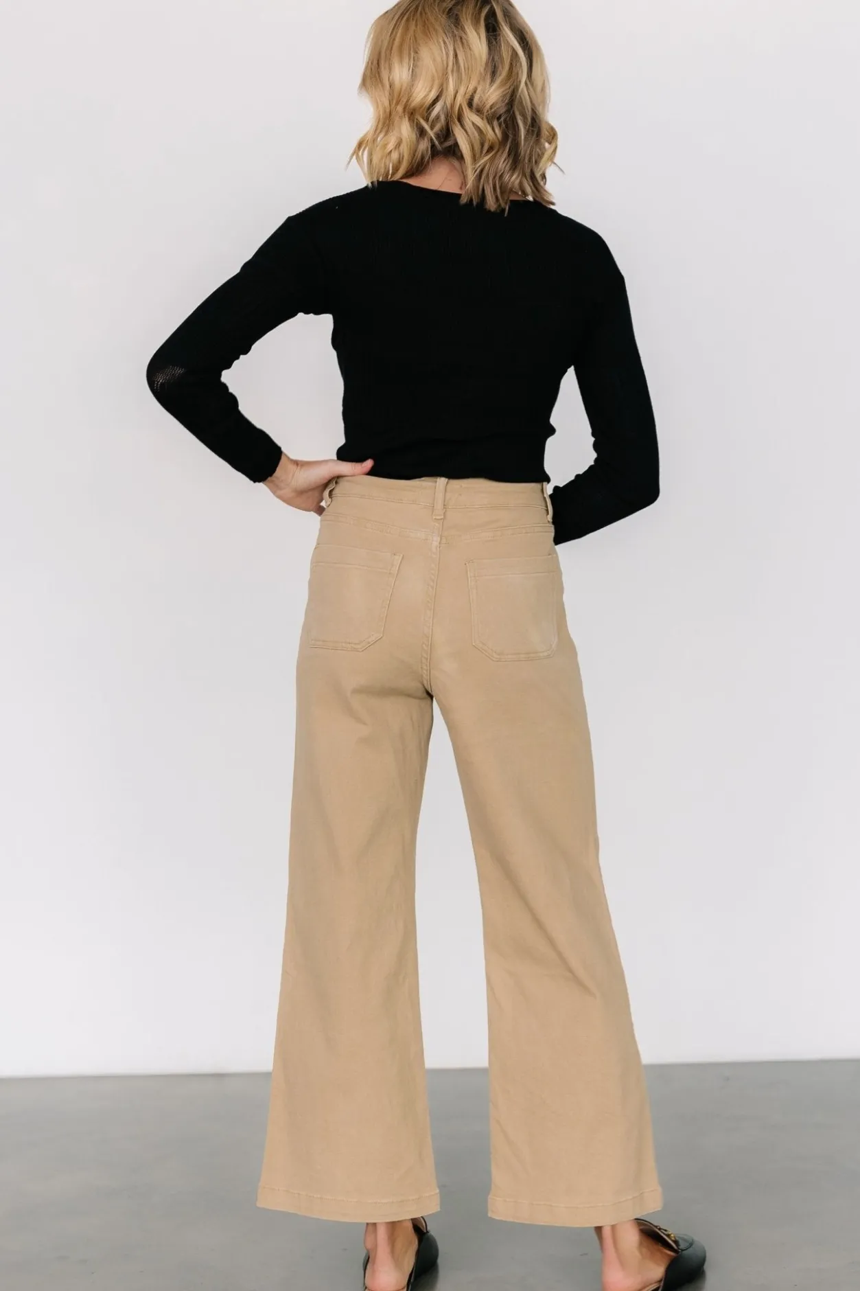 New Baltic Born Polli Patch Pocket Pants | Tan