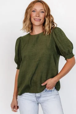 Hot Baltic Born Pollyanna Top | Olive