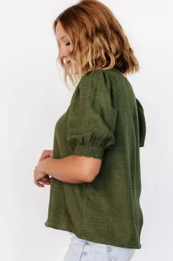 Hot Baltic Born Pollyanna Top | Olive