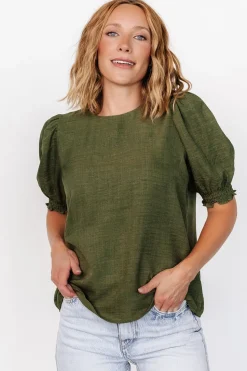 Hot Baltic Born Pollyanna Top | Olive