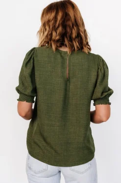 Hot Baltic Born Pollyanna Top | Olive