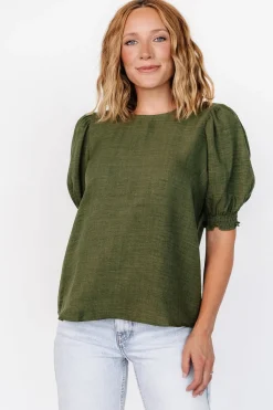 Hot Baltic Born Pollyanna Top | Olive