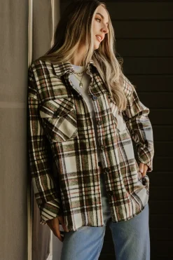 Sale Baltic Born Polson Plaid Shacket | Ivory Multi IvoryMulti