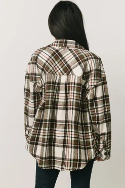Sale Baltic Born Polson Plaid Shacket | Ivory Multi IvoryMulti