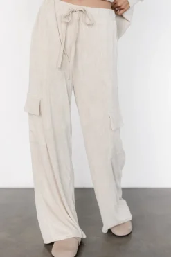 Fashion Baltic Born Portland Knit Cargo Pants | Natural