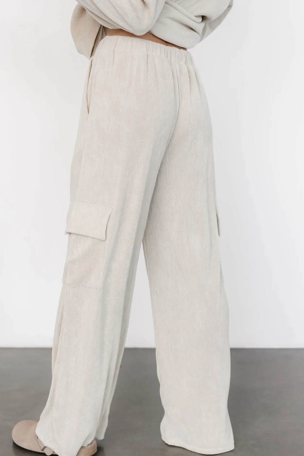 Fashion Baltic Born Portland Knit Cargo Pants | Natural