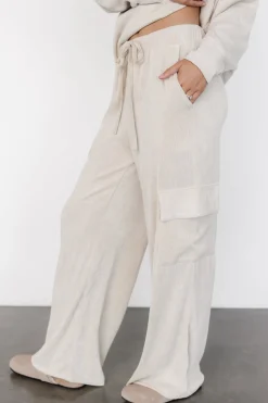 Fashion Baltic Born Portland Knit Cargo Pants | Natural