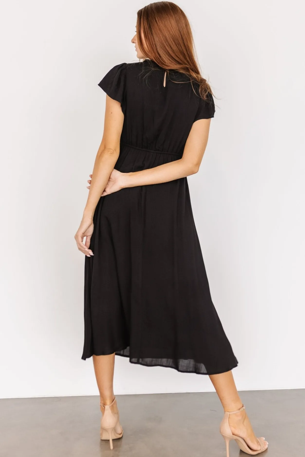 Clearance Baltic Born Prestyn Midi Dress | Black