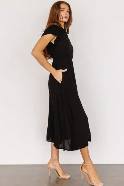 Clearance Baltic Born Prestyn Midi Dress | Black