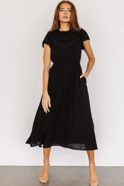 Clearance Baltic Born Prestyn Midi Dress | Black
