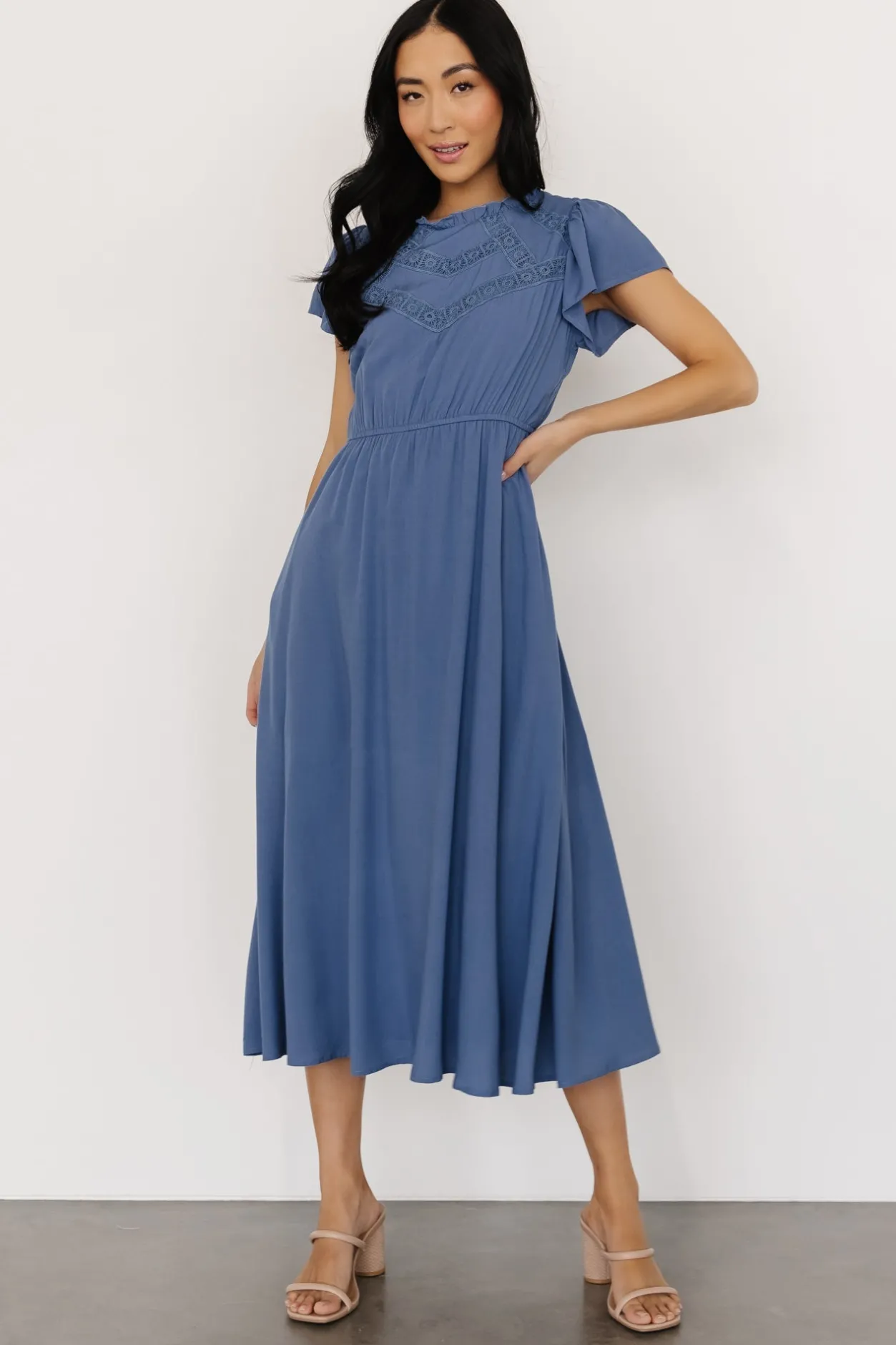 Fashion Baltic Born Prestyn Midi Dress | Blue