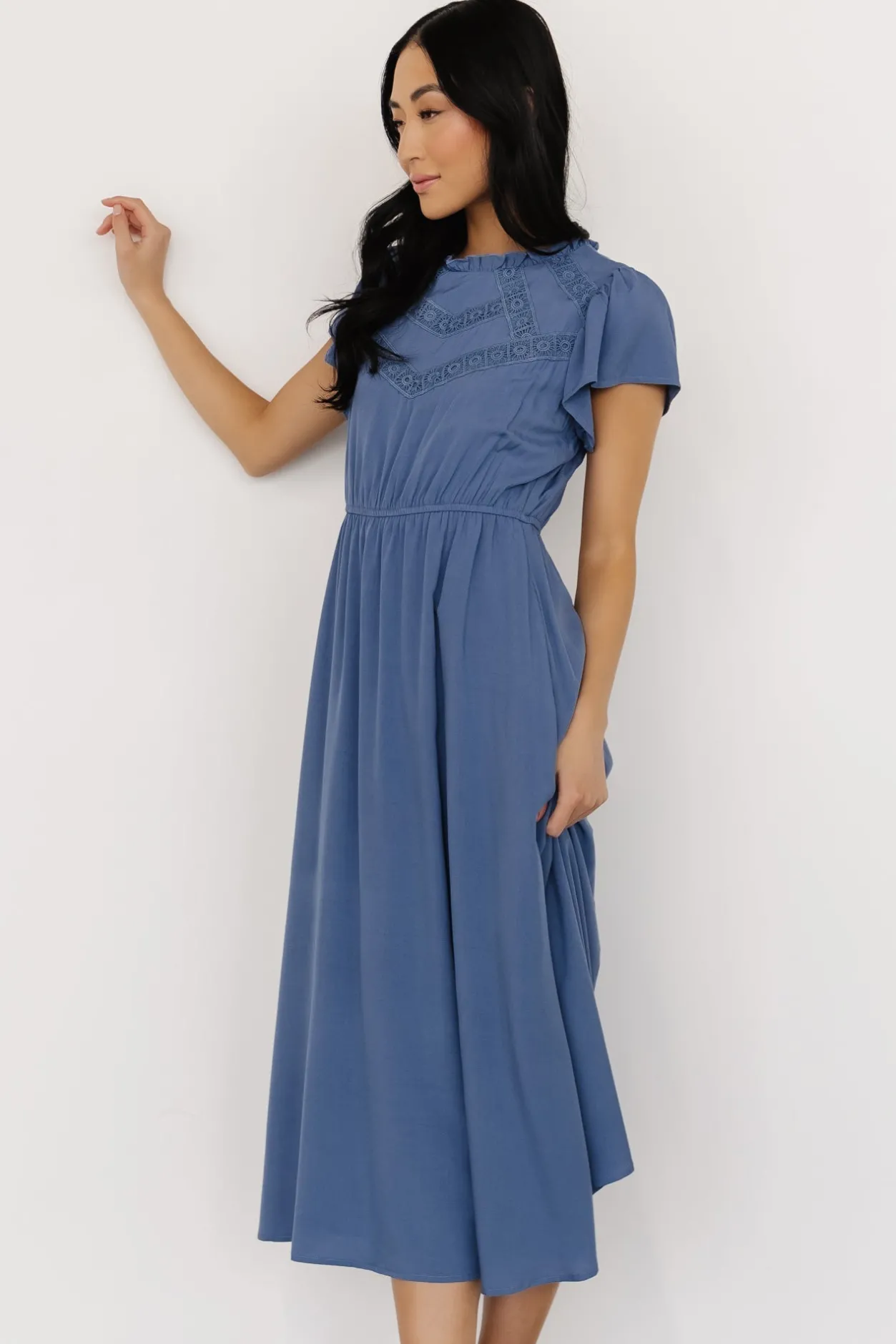 Fashion Baltic Born Prestyn Midi Dress | Blue