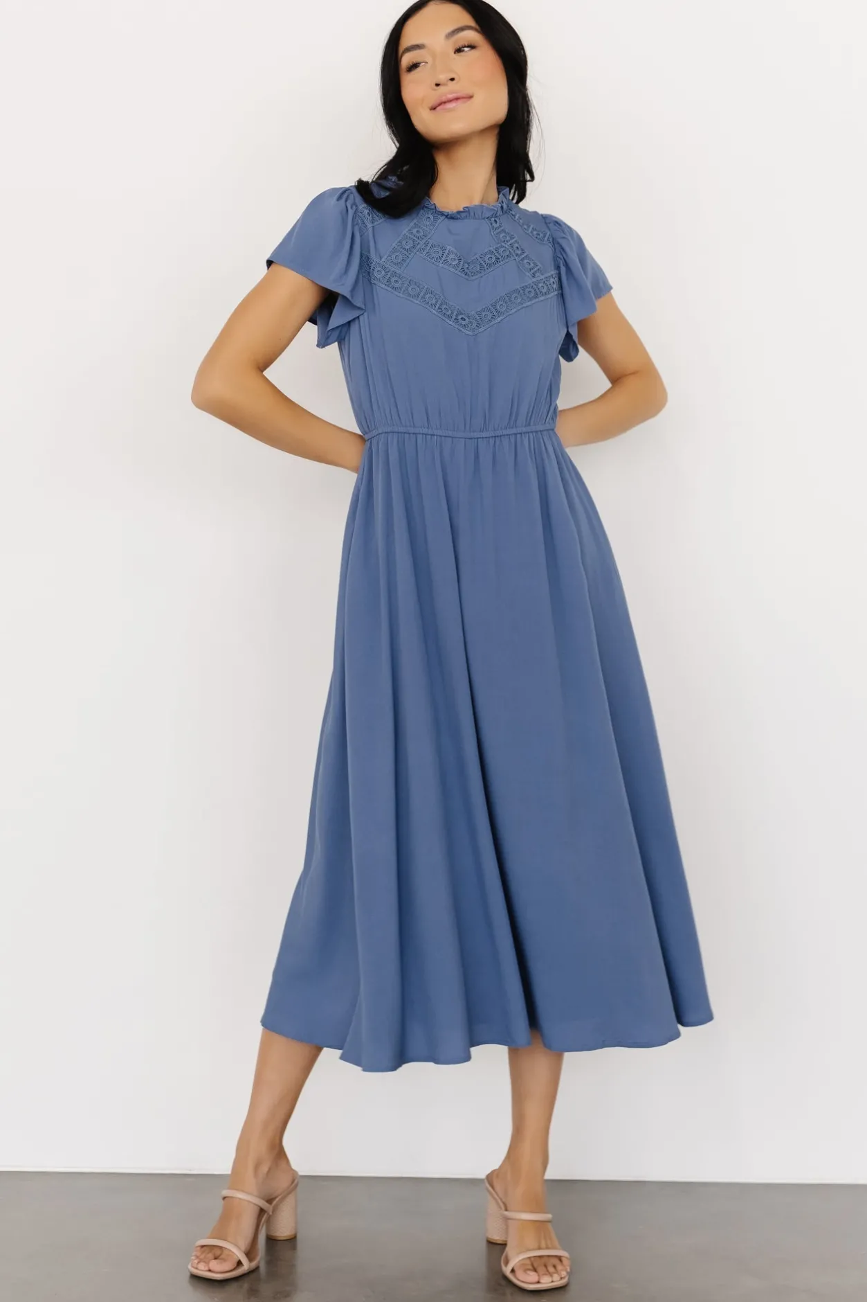 Fashion Baltic Born Prestyn Midi Dress | Blue