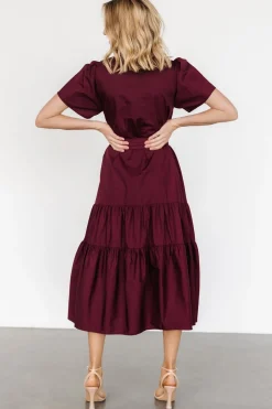 Best Baltic Born Providence Poplin Dress | Wine