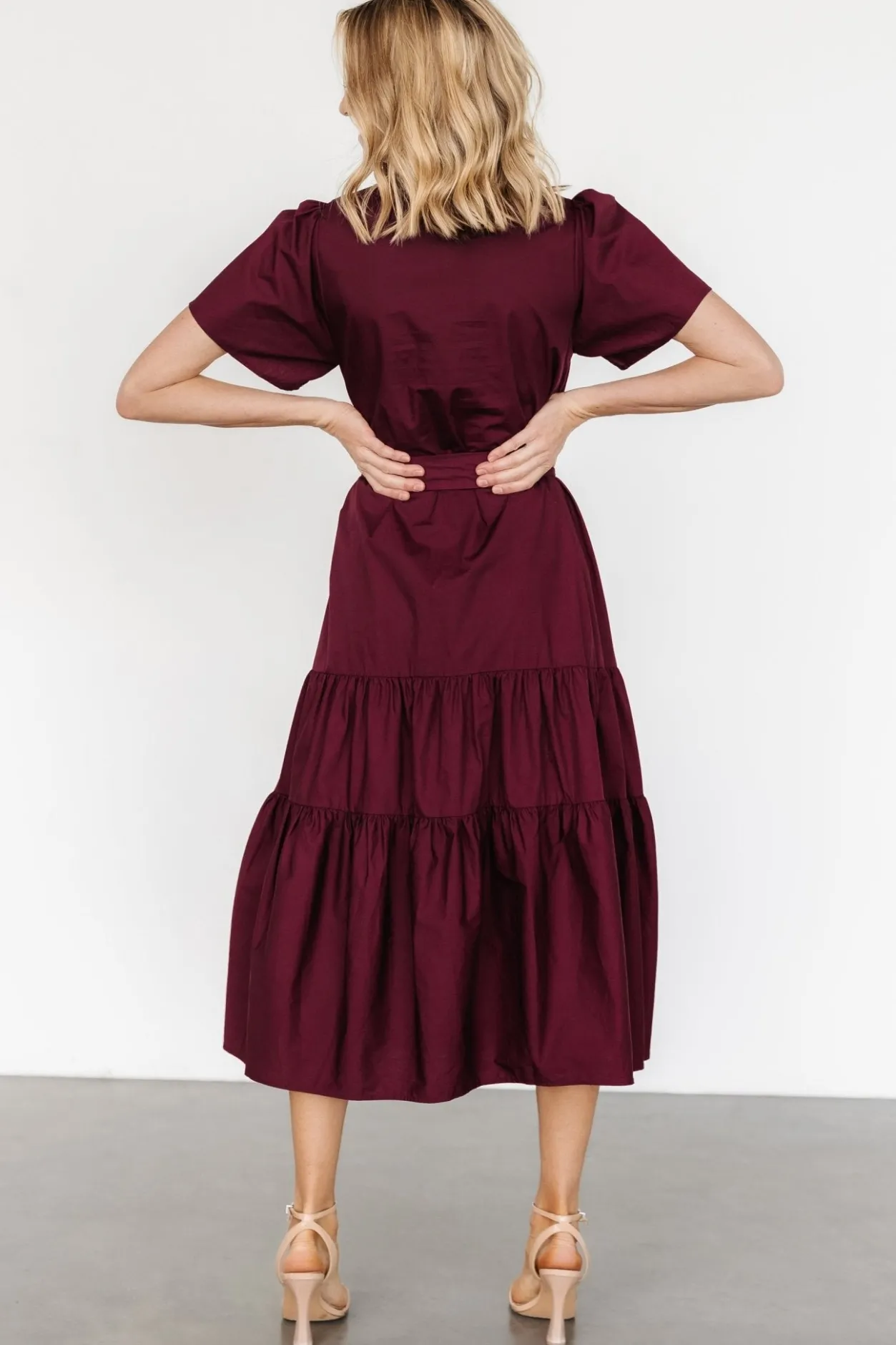 Best Baltic Born Providence Poplin Dress | Wine