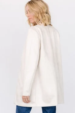 New Baltic Born Queenie Faux Suede Jacket | Oatmeal