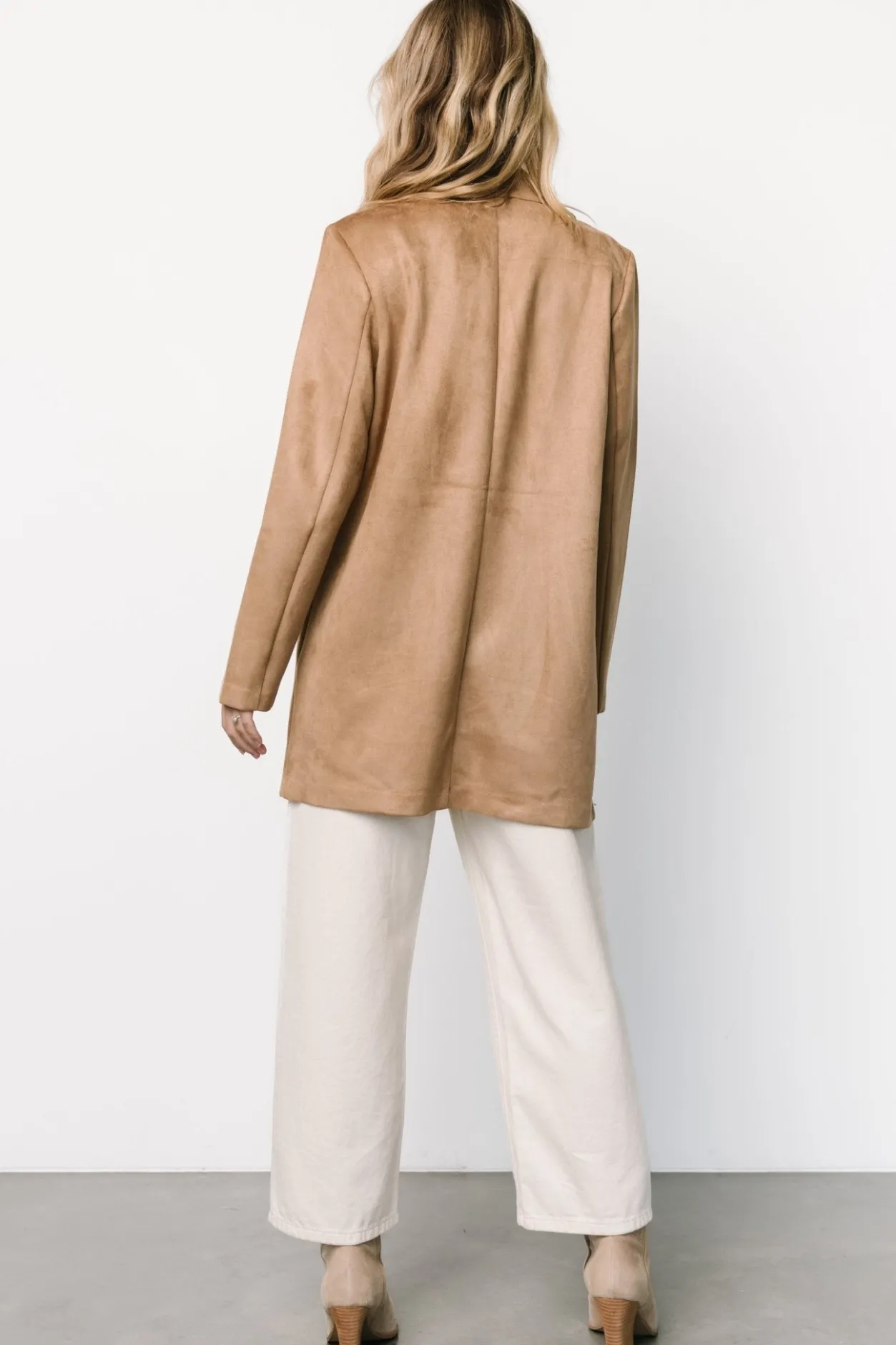 Best Baltic Born Queenie Faux Suede Jacket | Camel