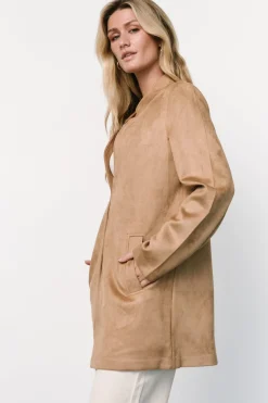 Best Baltic Born Queenie Faux Suede Jacket | Camel