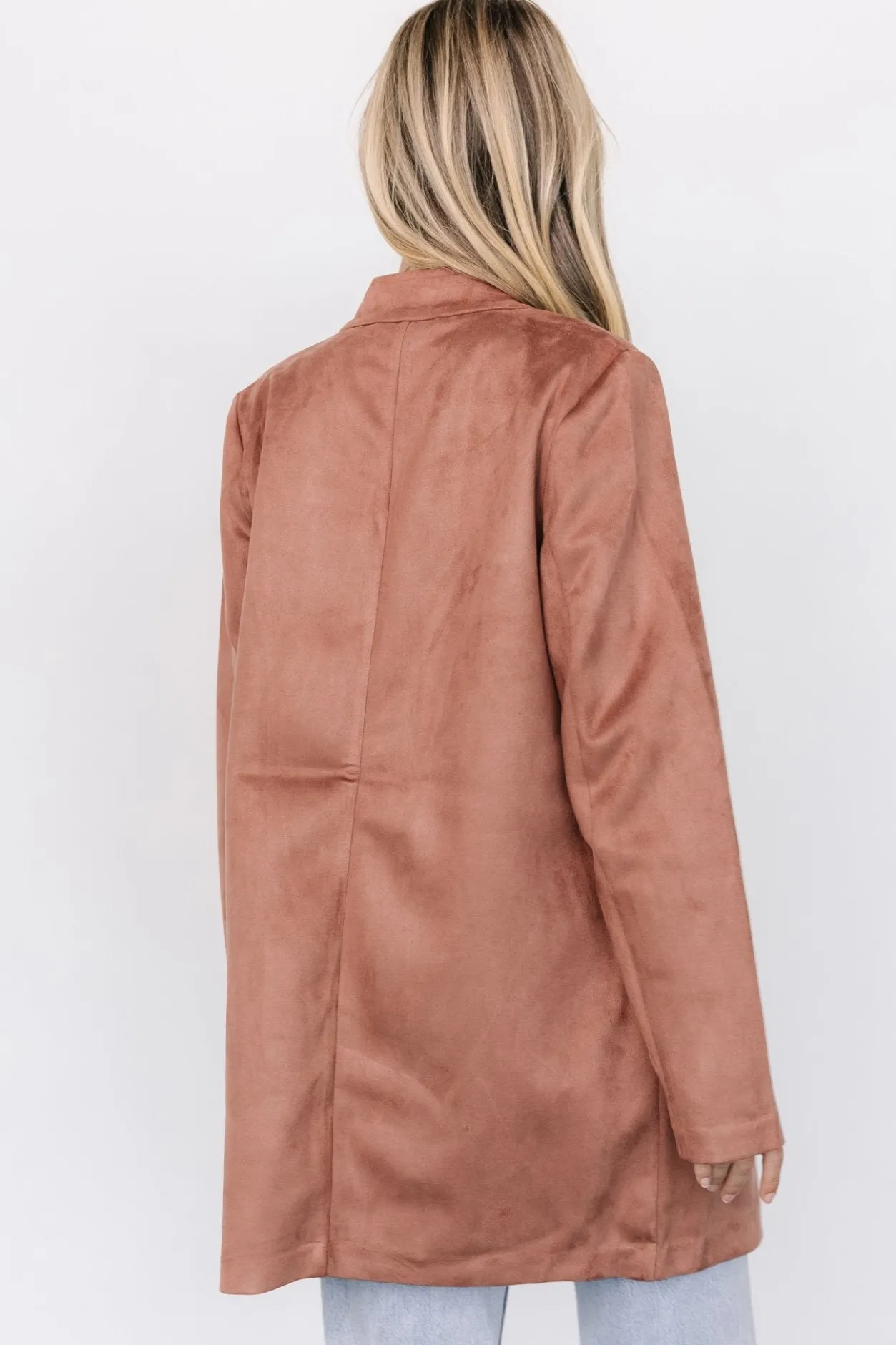New Baltic Born Queenie Faux Suede Jacket | Dusty Clove DustyClove