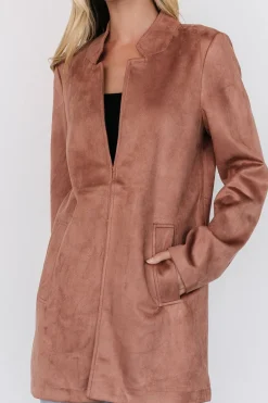 New Baltic Born Queenie Faux Suede Jacket | Dusty Clove DustyClove