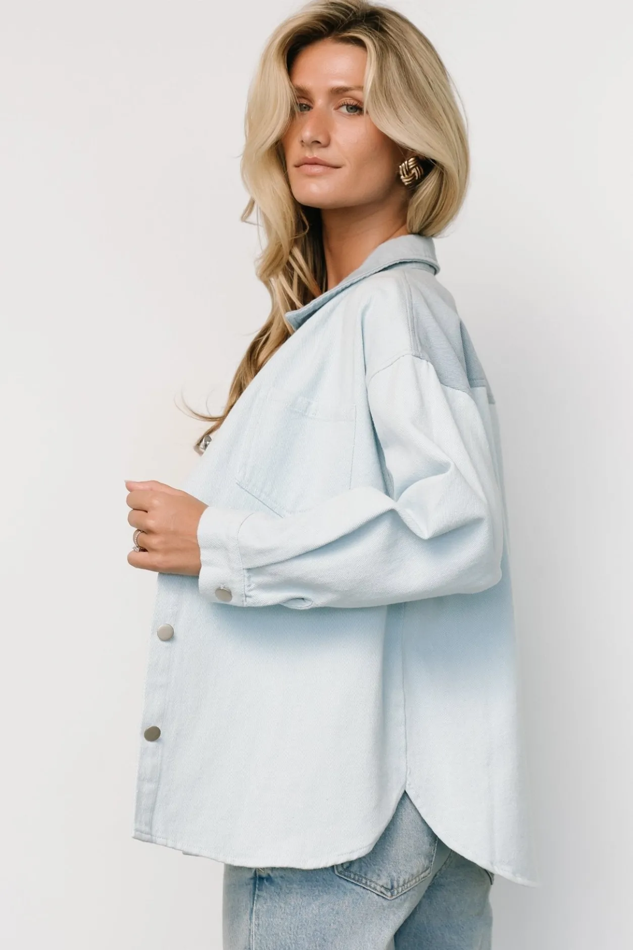 Fashion Baltic Born Rachel Two-Tone Shacket | Denim