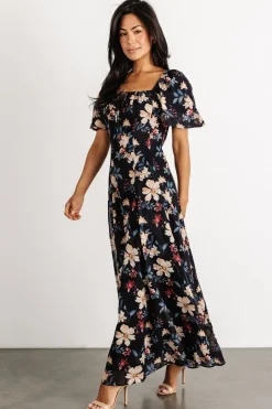 Sale Baltic Born Raelynn Maxi Dress | Black Floral BlackFloral