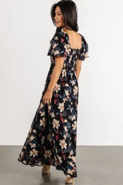 Sale Baltic Born Raelynn Maxi Dress | Black Floral BlackFloral
