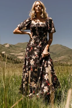 Sale Baltic Born Raelynn Maxi Dress | Black Floral BlackFloral