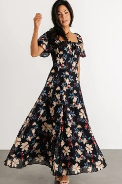 Sale Baltic Born Raelynn Maxi Dress | Black Floral BlackFloral