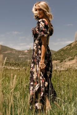Sale Baltic Born Raelynn Maxi Dress | Black Floral BlackFloral