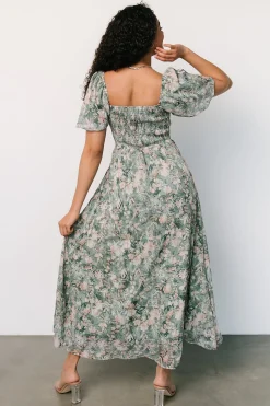 Hot Baltic Born Raelynn Maxi Dress | Sage Floral SageFloral