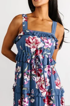 Hot Baltic Born Raine Tank Maxi Dress | Blue Floral BlueFloral