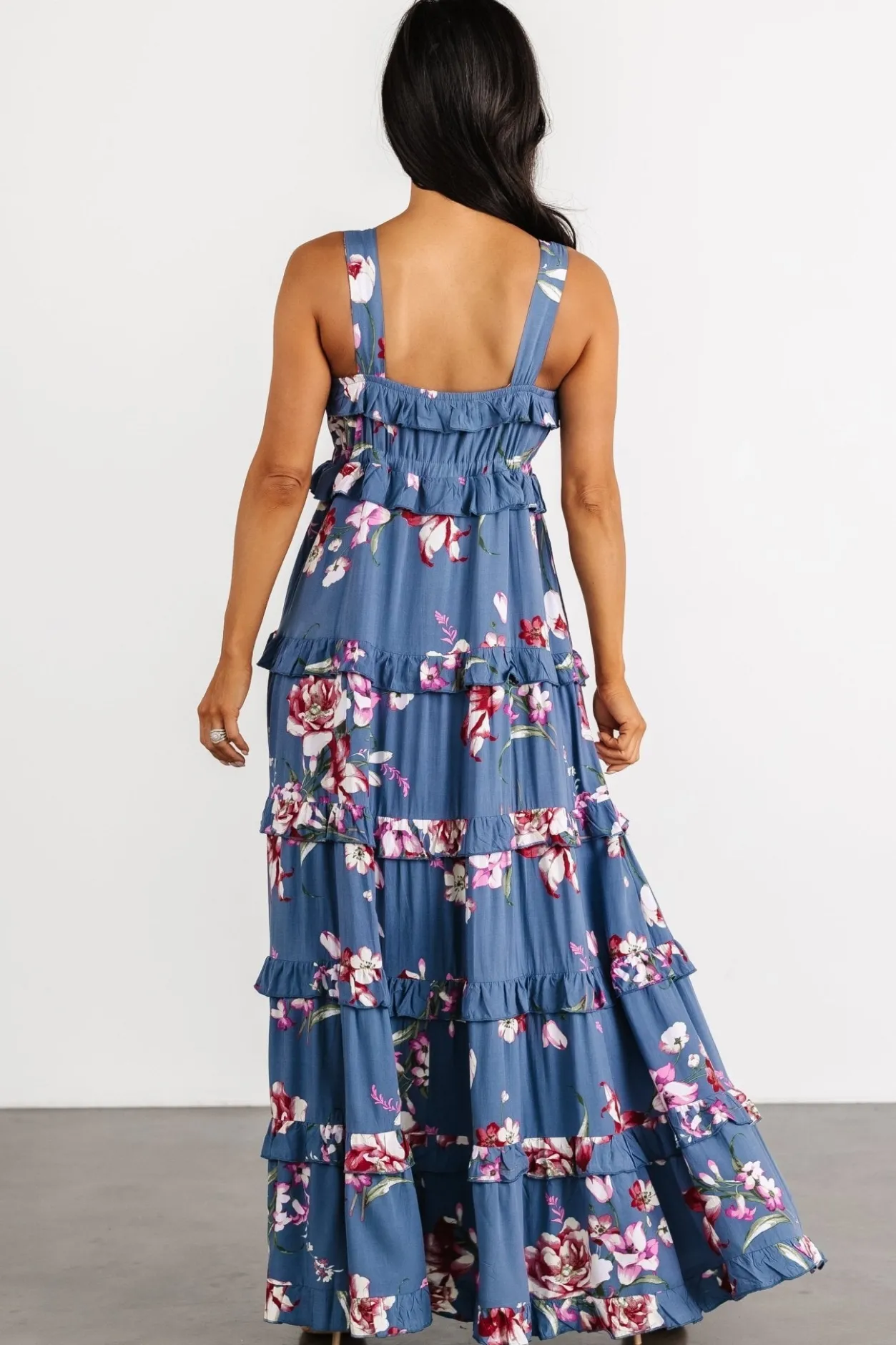 Hot Baltic Born Raine Tank Maxi Dress | Blue Floral BlueFloral