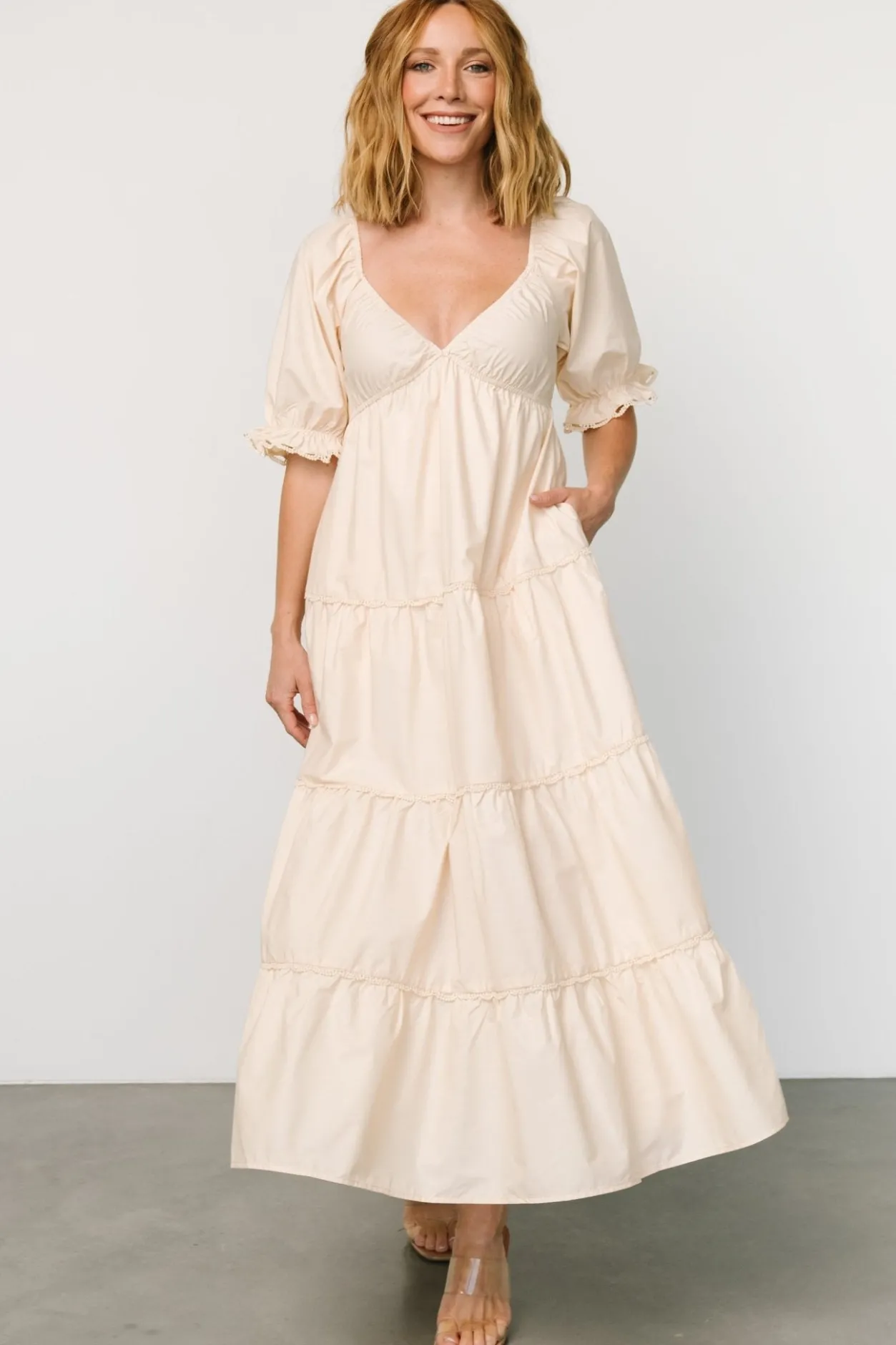 Online Baltic Born Raleigh Maxi Dress | Cream