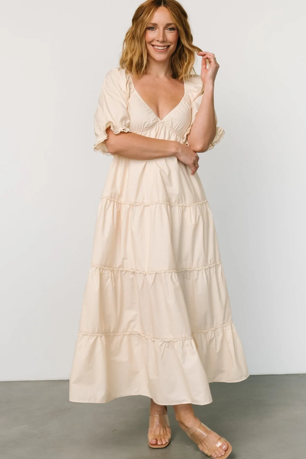 Online Baltic Born Raleigh Maxi Dress | Cream