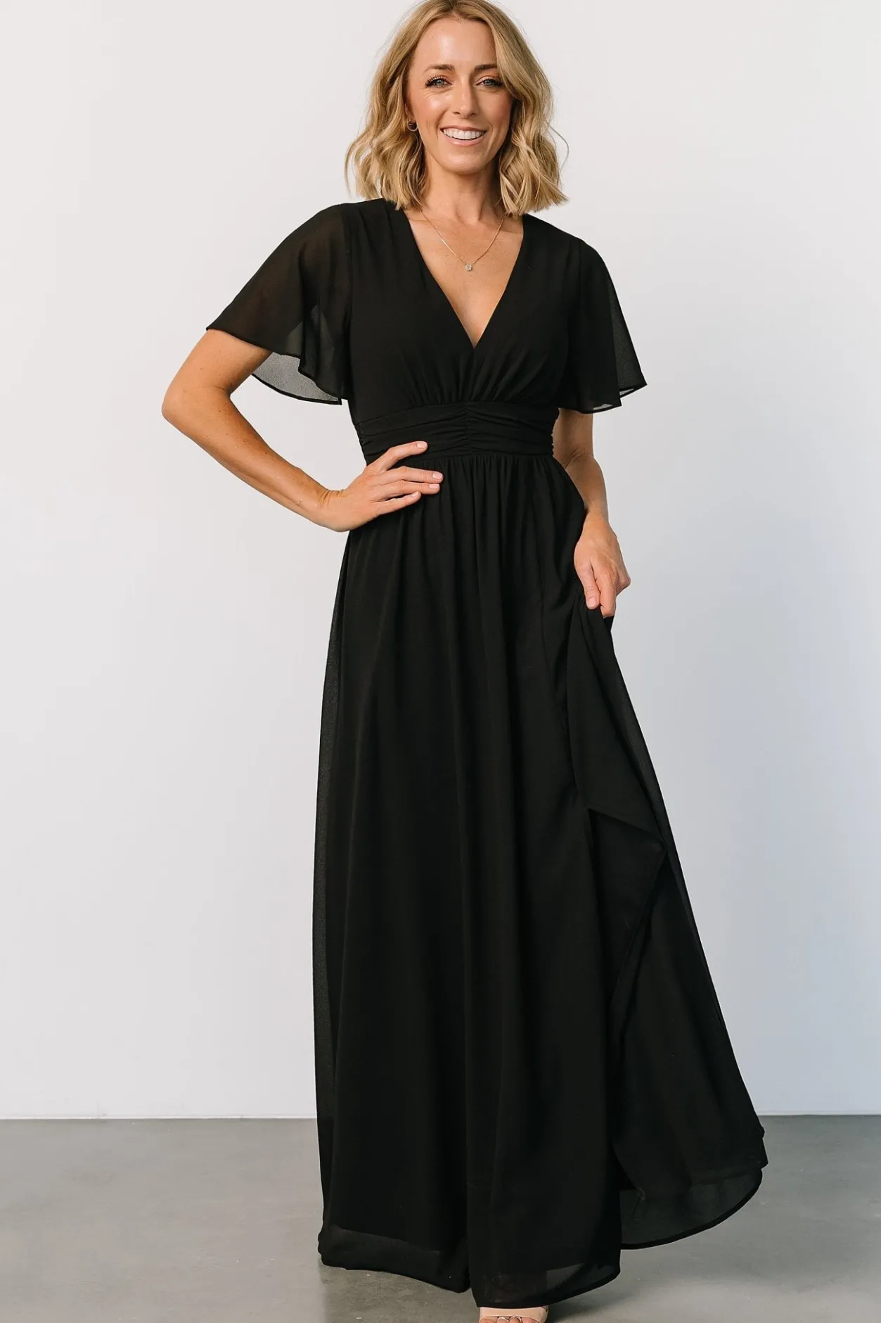 Clearance Baltic Born Ramona Maxi Dress | Black