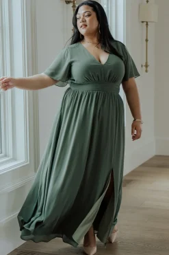 Fashion Baltic Born Ramona Maxi Dress | Dark Sage DarkSage