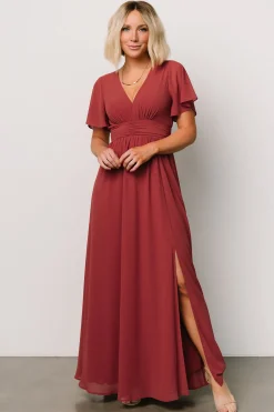 Online Baltic Born Ramona Maxi Dress | Terracotta