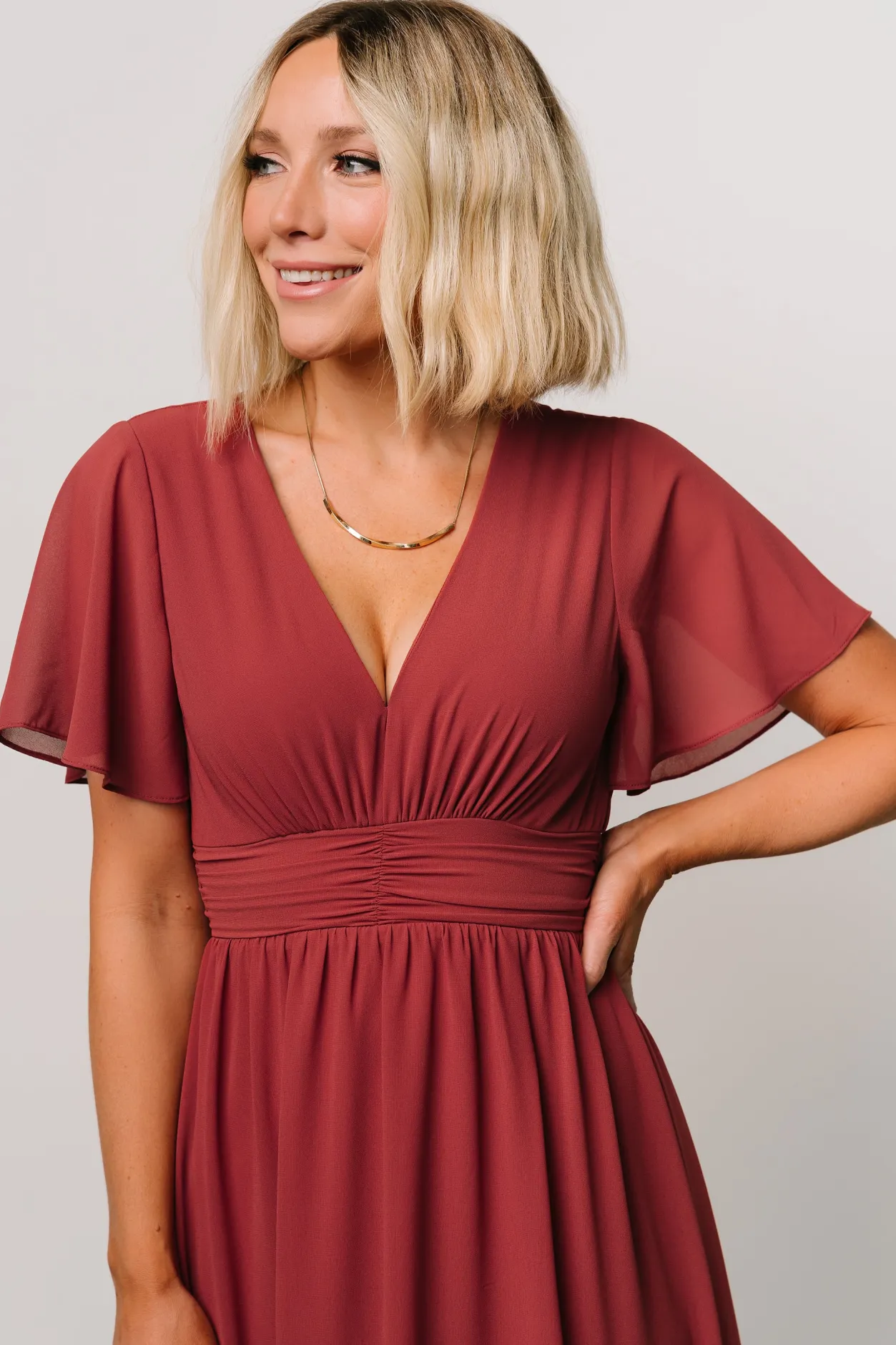 Online Baltic Born Ramona Maxi Dress | Terracotta