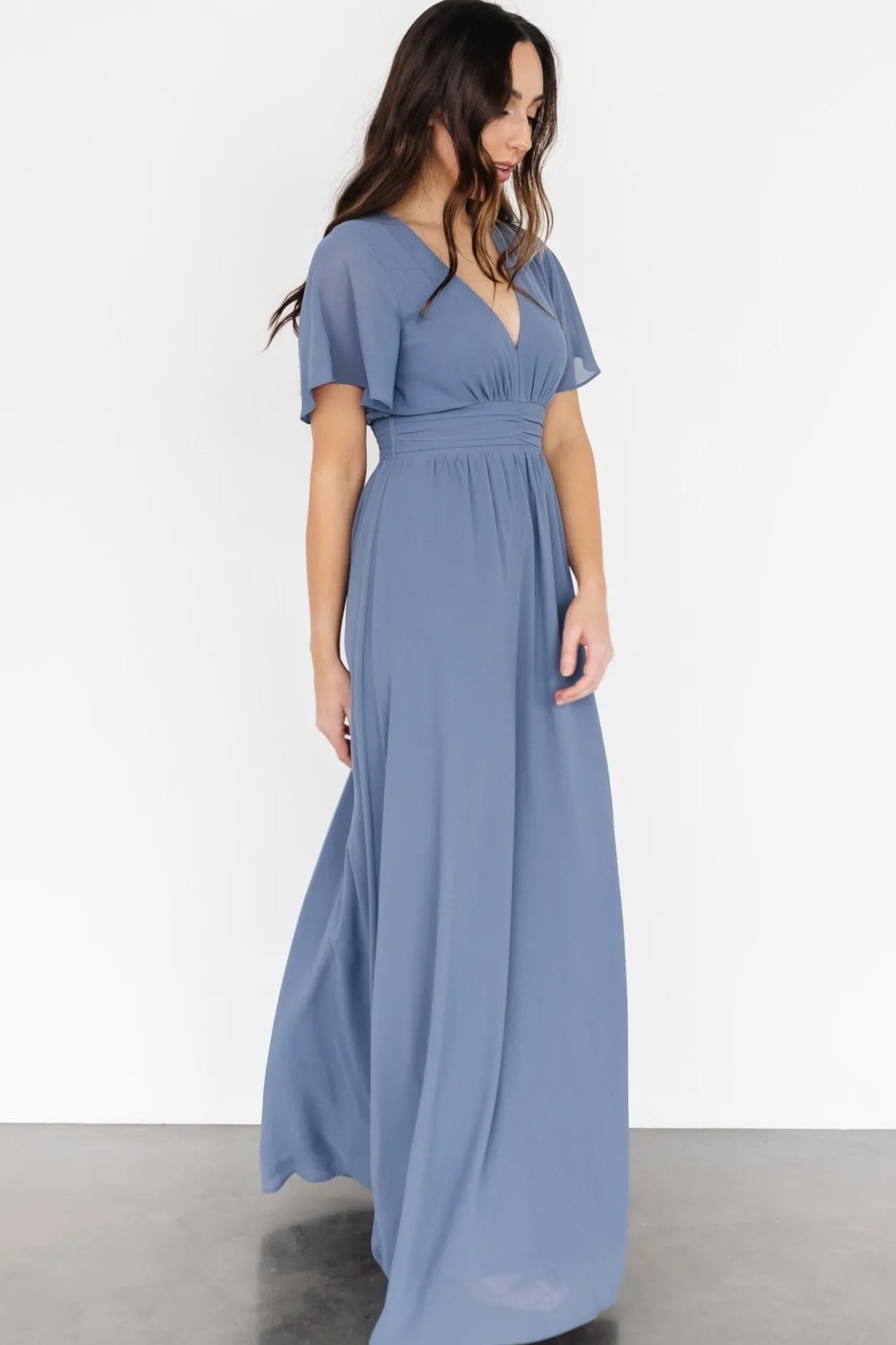 Discount Baltic Born Ramona Maxi Dress | Whisper Blue WhisperBlue