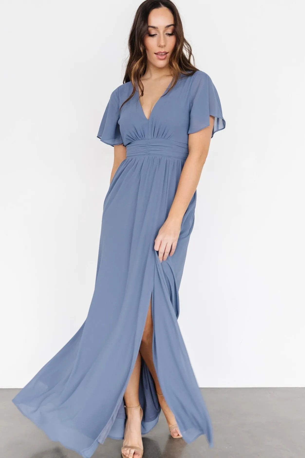 Discount Baltic Born Ramona Maxi Dress | Whisper Blue WhisperBlue
