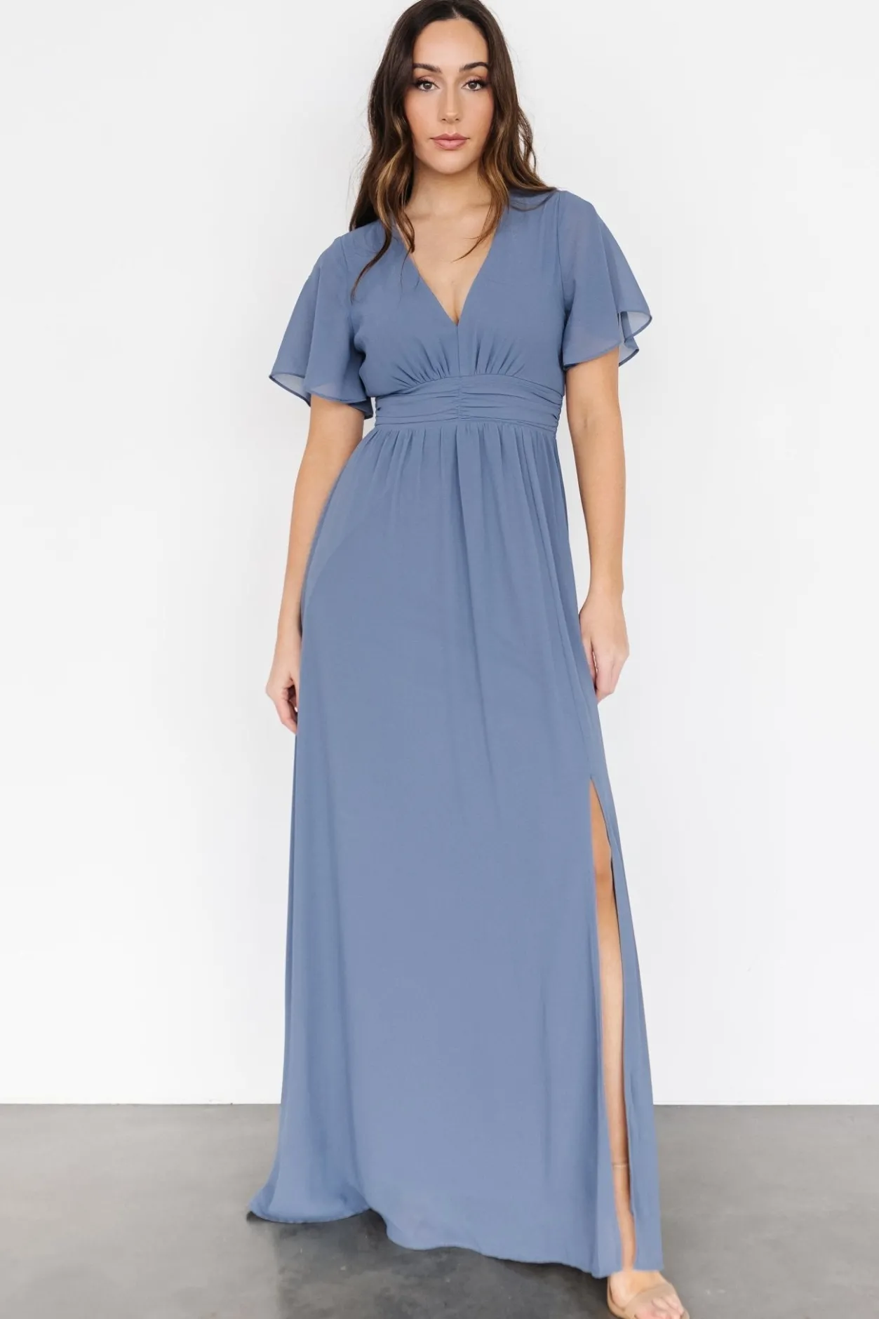 Discount Baltic Born Ramona Maxi Dress | Whisper Blue WhisperBlue